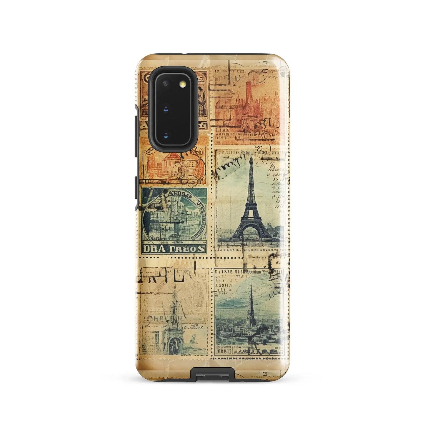 Vintage Travel Stamps Tough Samsung® Case - The Global Wanderer