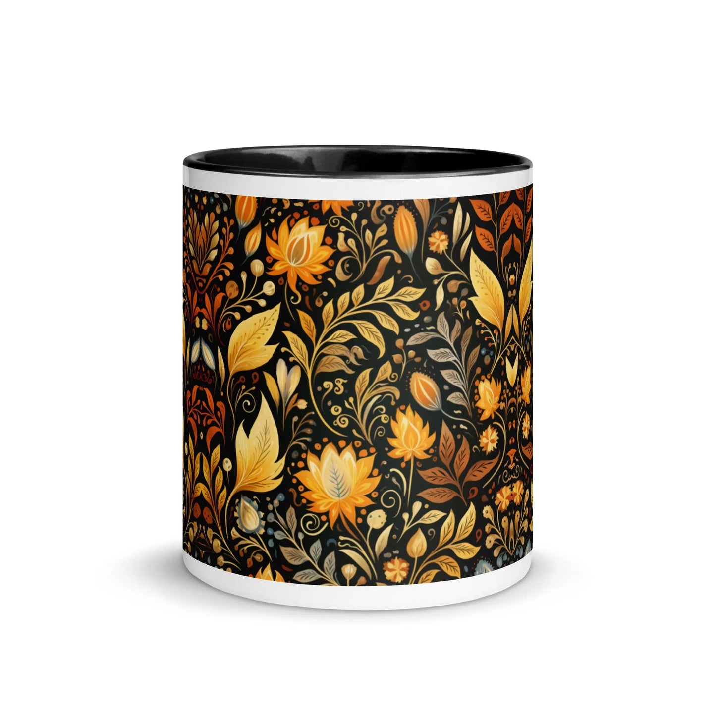 Bavarian Fall Folk Art Mug