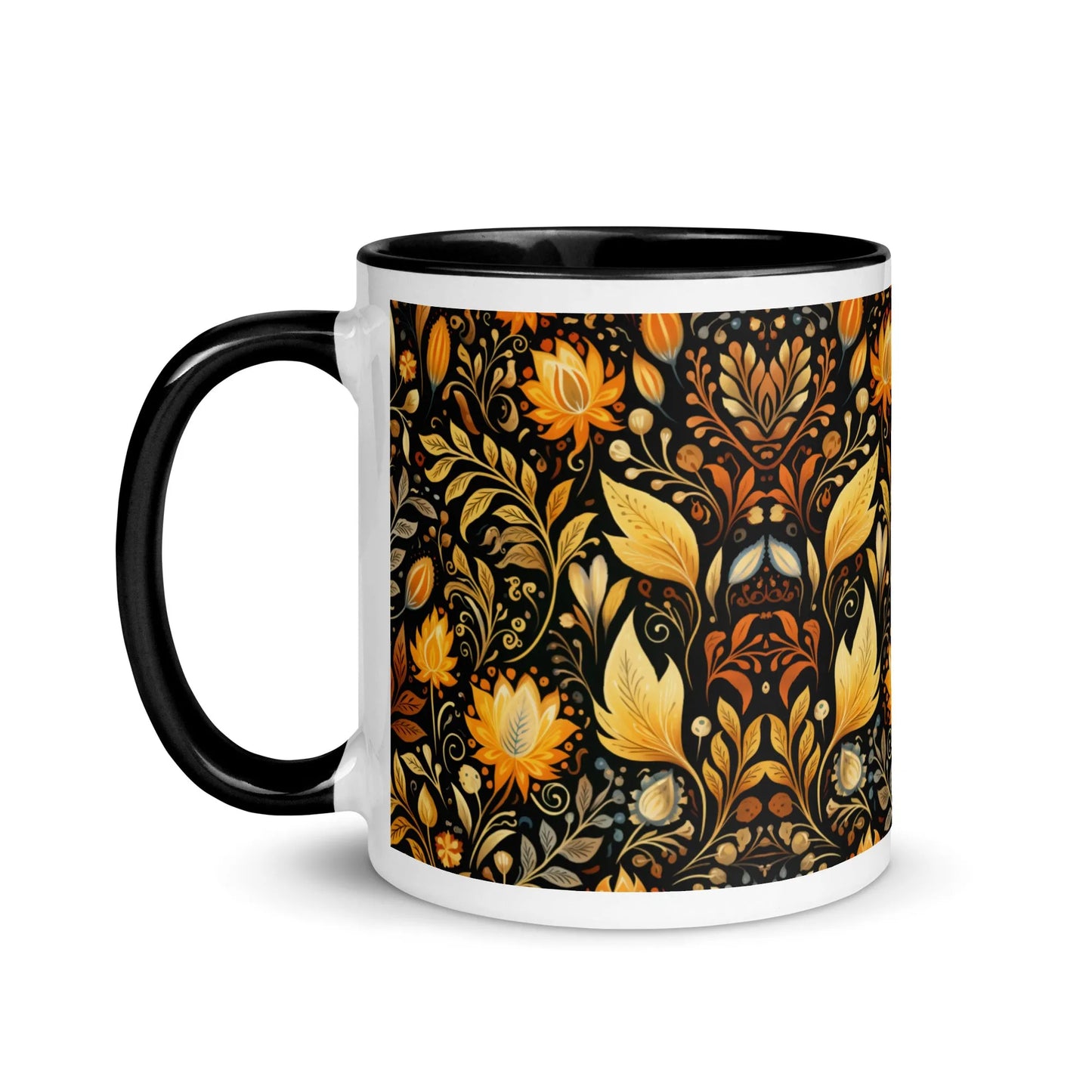 Bavarian Fall Folk Art Mug