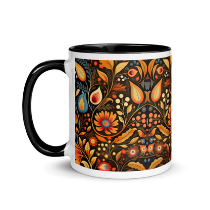 Bavarian Fall Folk Art Mug