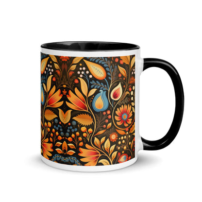 Bavarian Fall Folk Art Mug