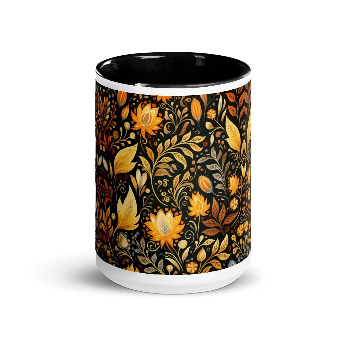 Bavarian Fall Folk Art Mug