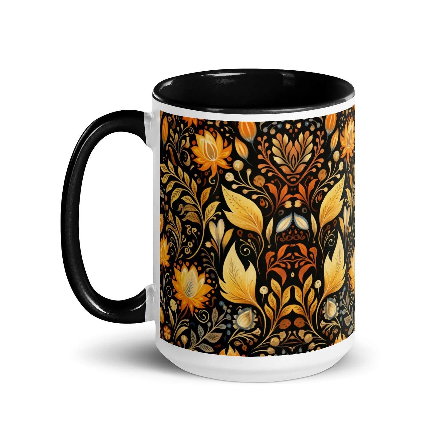 Bavarian Fall Folk Art Mug