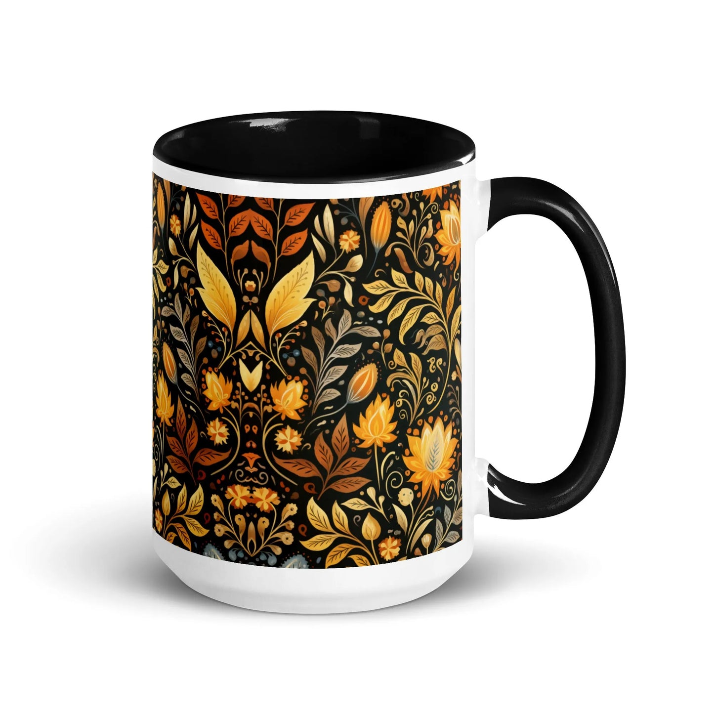 Bavarian Fall Folk Art Mug