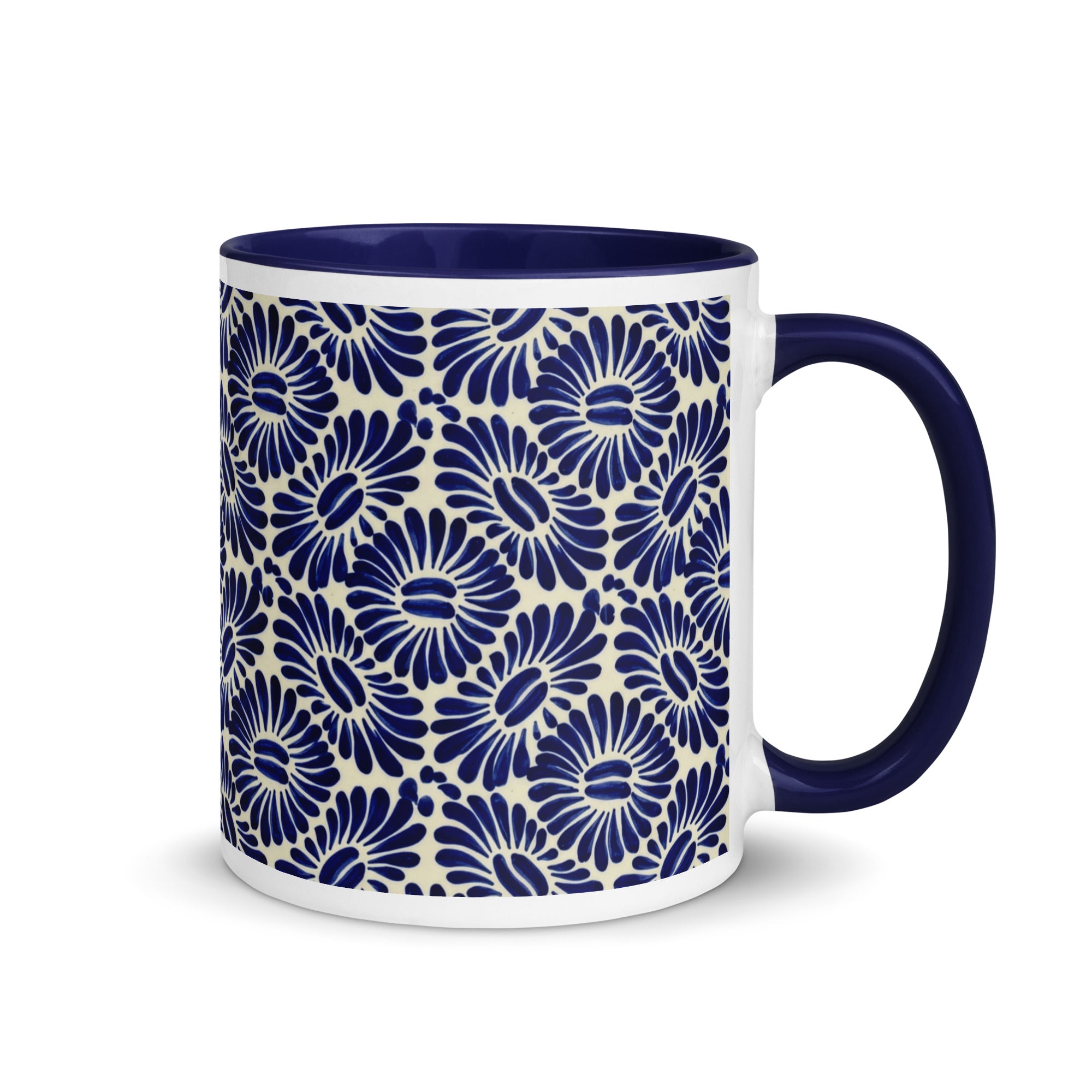 Tlaxcala Talavera Tile Mug - The Global Wanderer