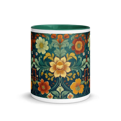 Norwegian Rosemaling Mug - The Global Wanderer