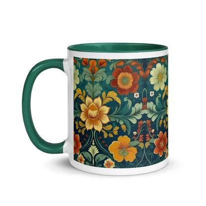 Norwegian Rosemaling Mug - The Global Wanderer