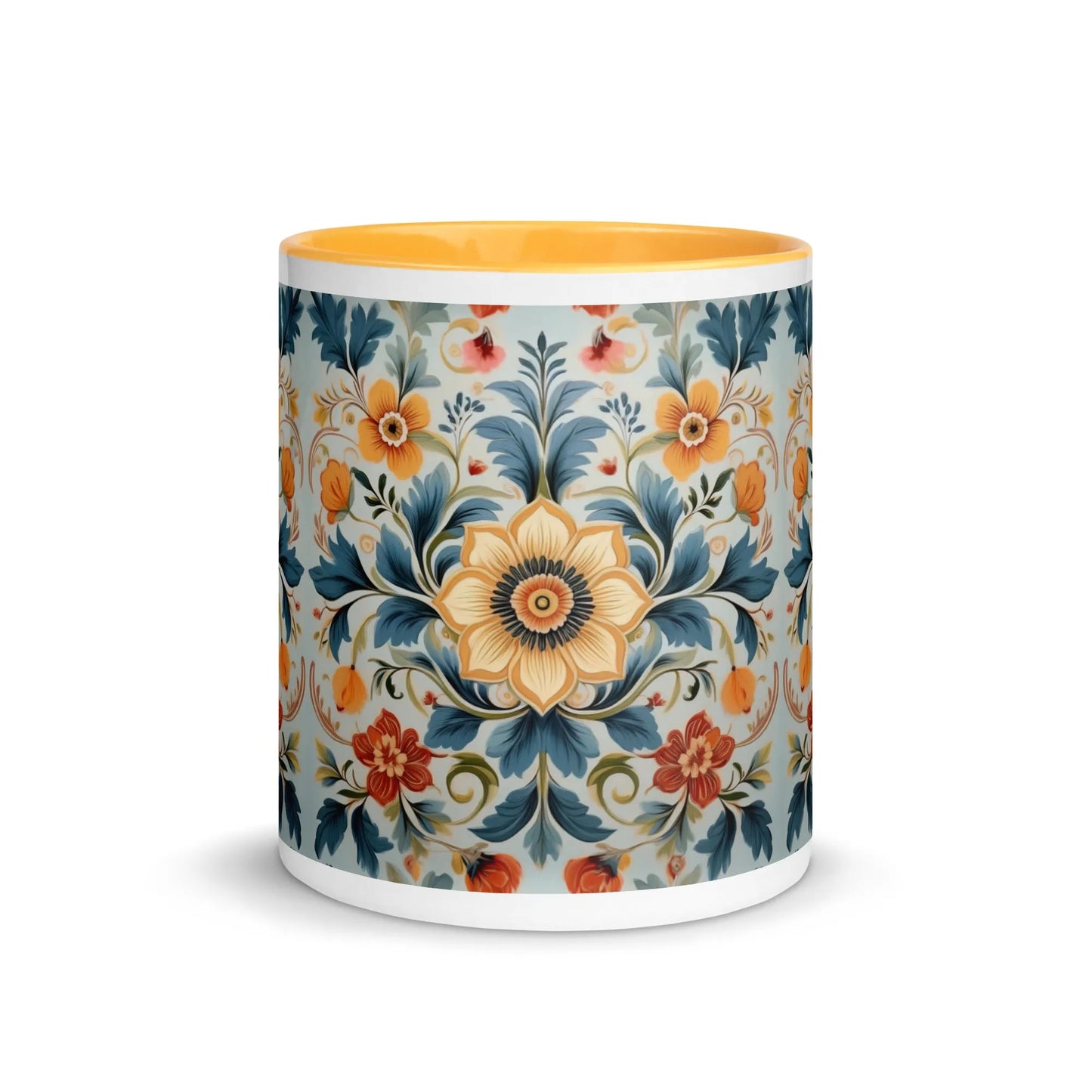 Norwegian Rosemaling Mug - The Global Wanderer