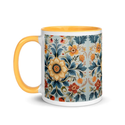 Norwegian Rosemaling Mug - The Global Wanderer