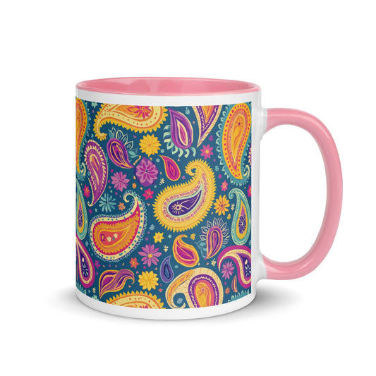 Indian Whimsical Paisley Mug