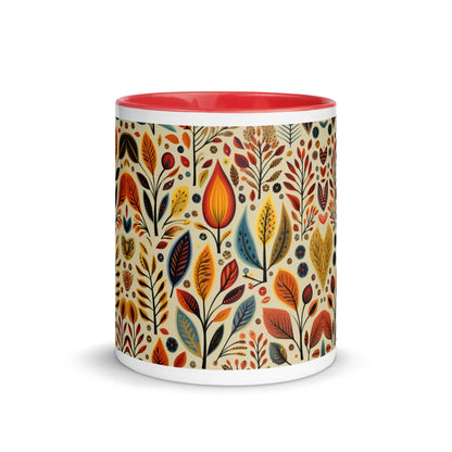 Bavarian Fall Folk Art Mug