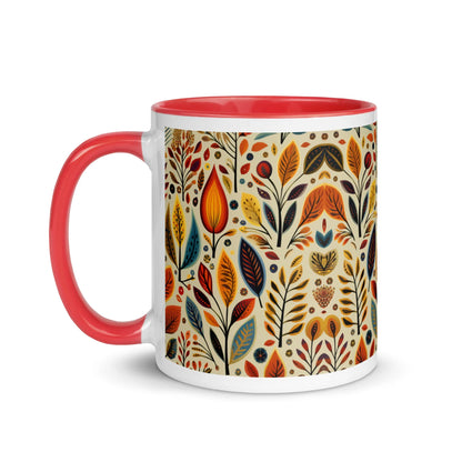 Bavarian Fall Folk Art Mug