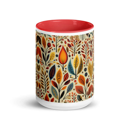 Bavarian Fall Folk Art Mug