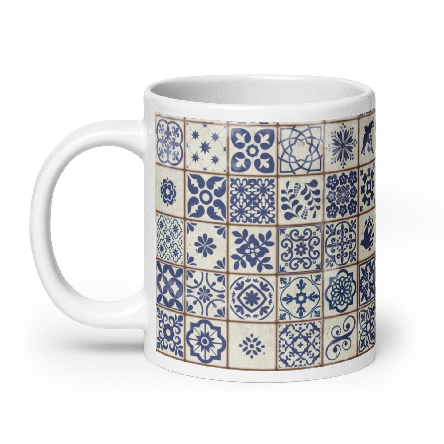 Portuguese Azulejo Tile Mug - The Global Wanderer