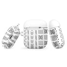 White Mud Cloth AirPod Case - The Global Wanderer