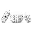White Mud Cloth AirPod 3 Case - The Global Wanderer