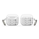 White Mud Cloth AirPods 4 Case - The Global Wanderer
