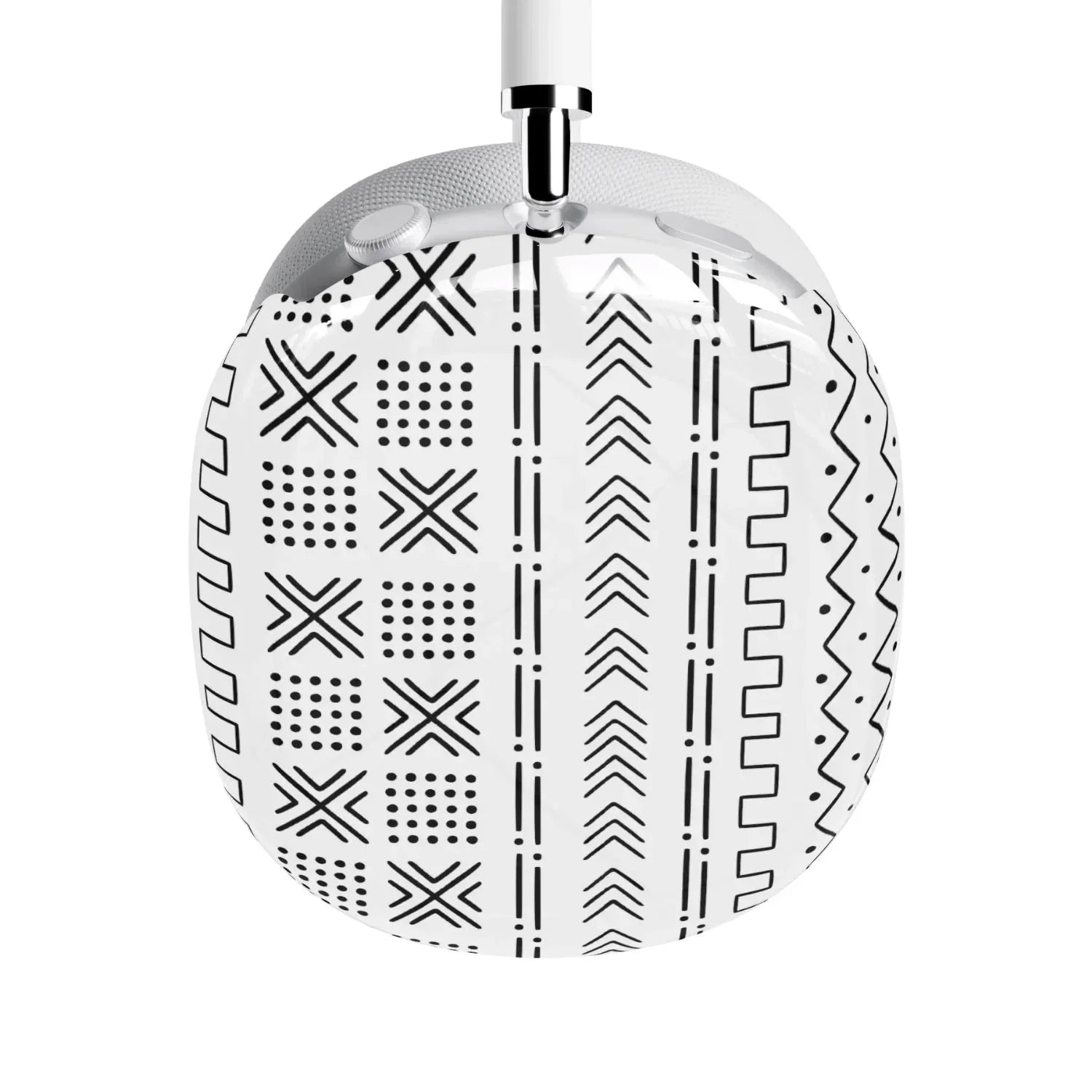 White Mud Cloth AirPods Max Case - The Global Wanderer