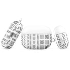White Mud Cloth AirPod Pro Case - The Global Wanderer