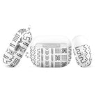 White Mud Cloth AirPod Pro Case - The Global Wanderer