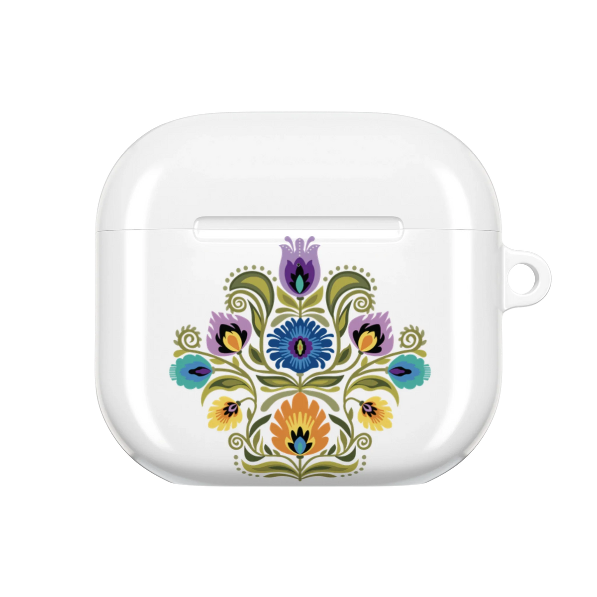 Wrocław Snow Wycinanki AirPods 4 Case - The Global Wanderer