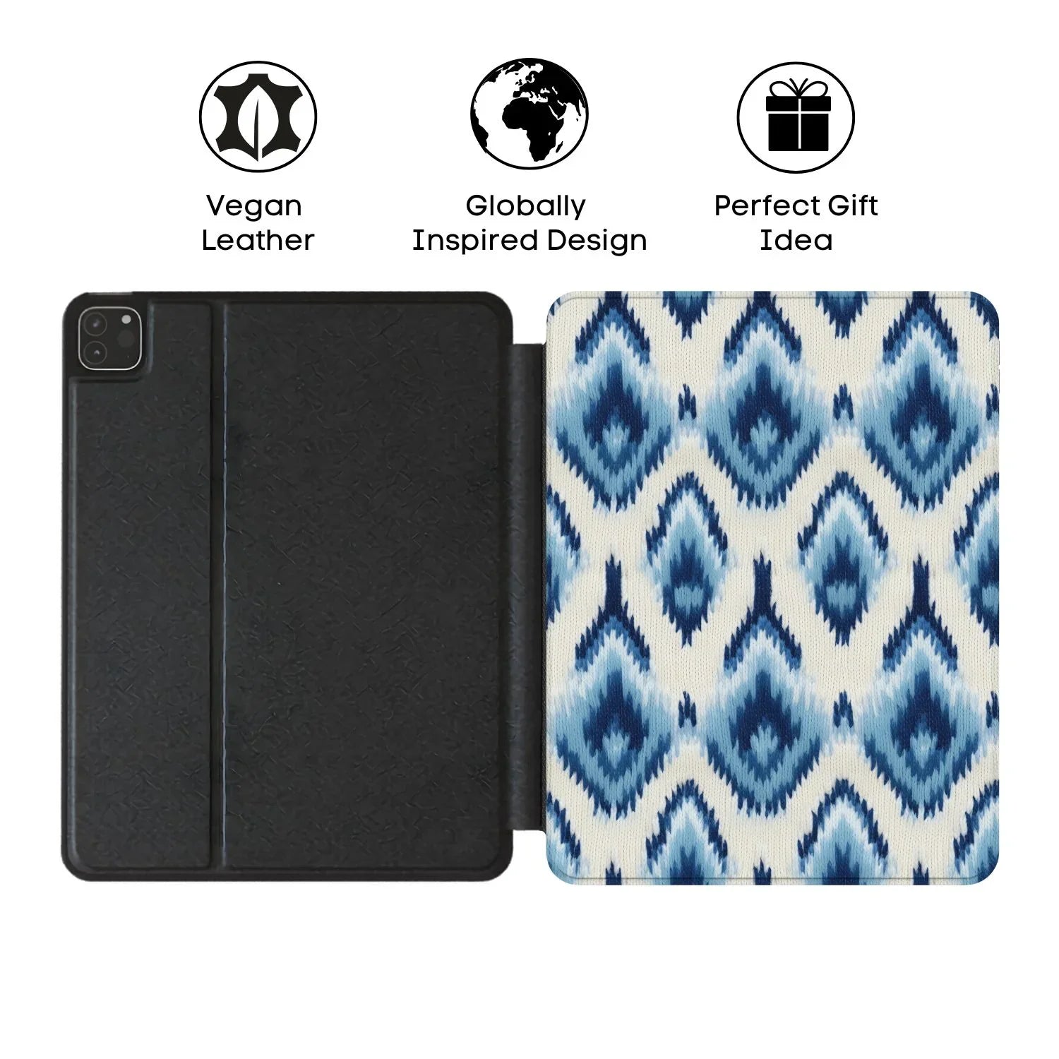 Yogyakarta Indigo Ikat iPad Case - The Global Wanderer