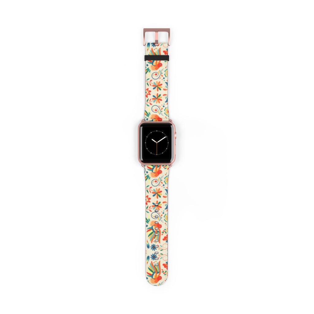 Mexican Otomi Print Watch Band