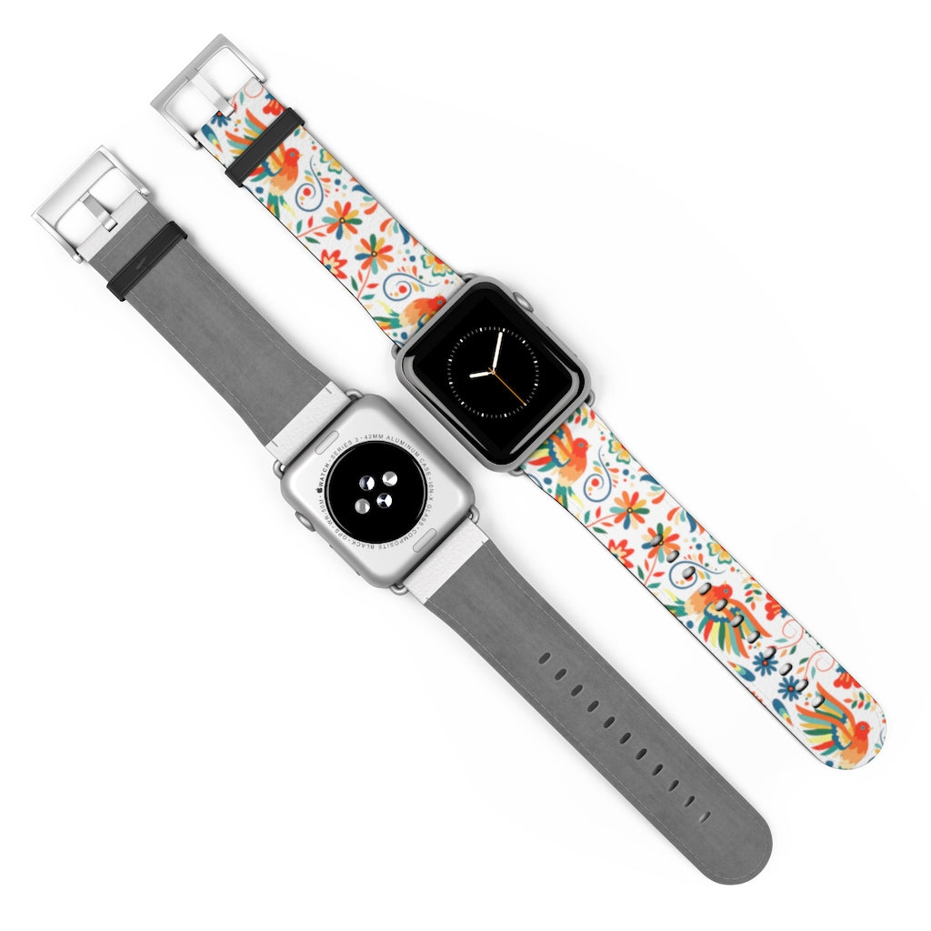 Mexican Otomi Watch Band - The Global Wanderer