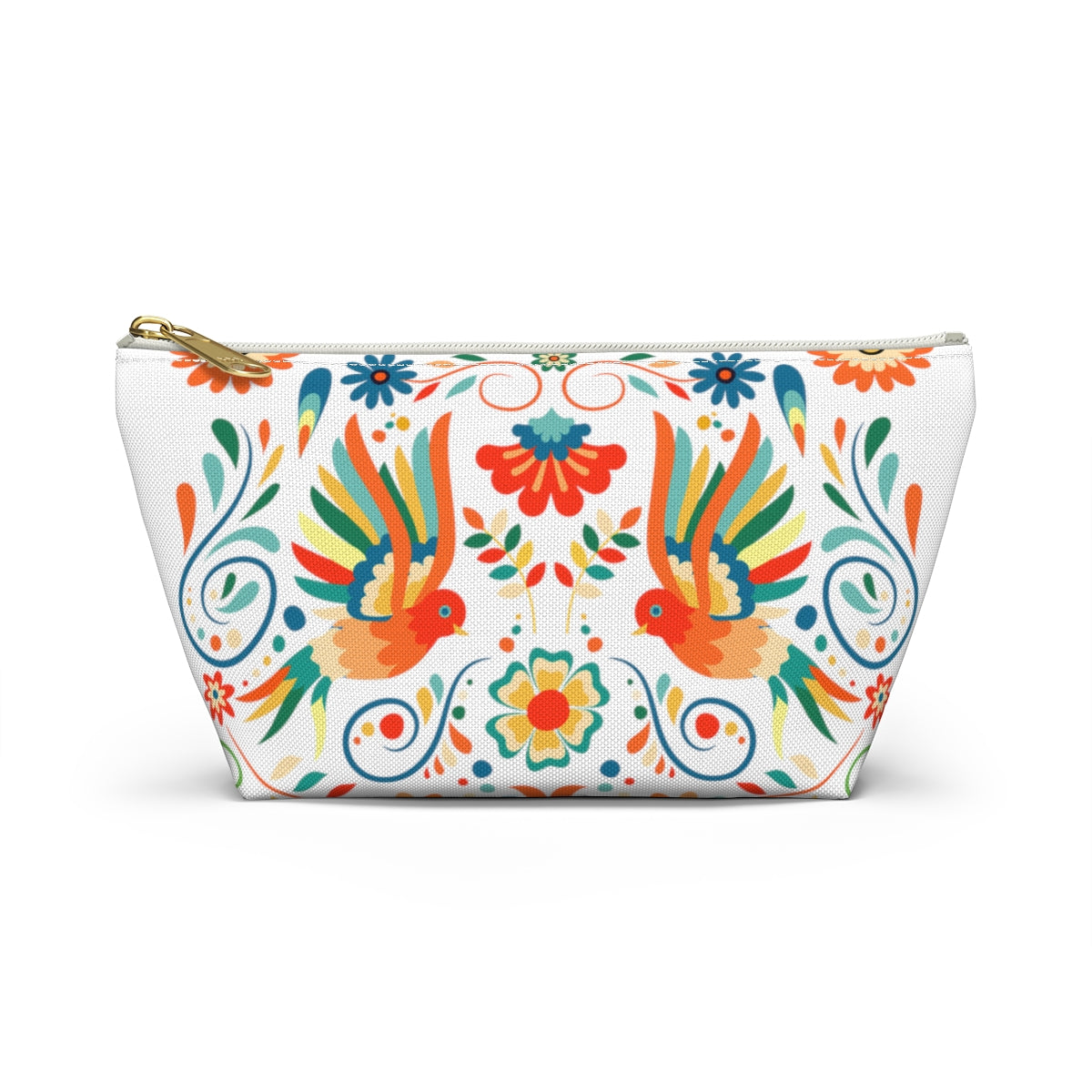 Mexican Otomi Bird Print Pouch - The Global Wanderer