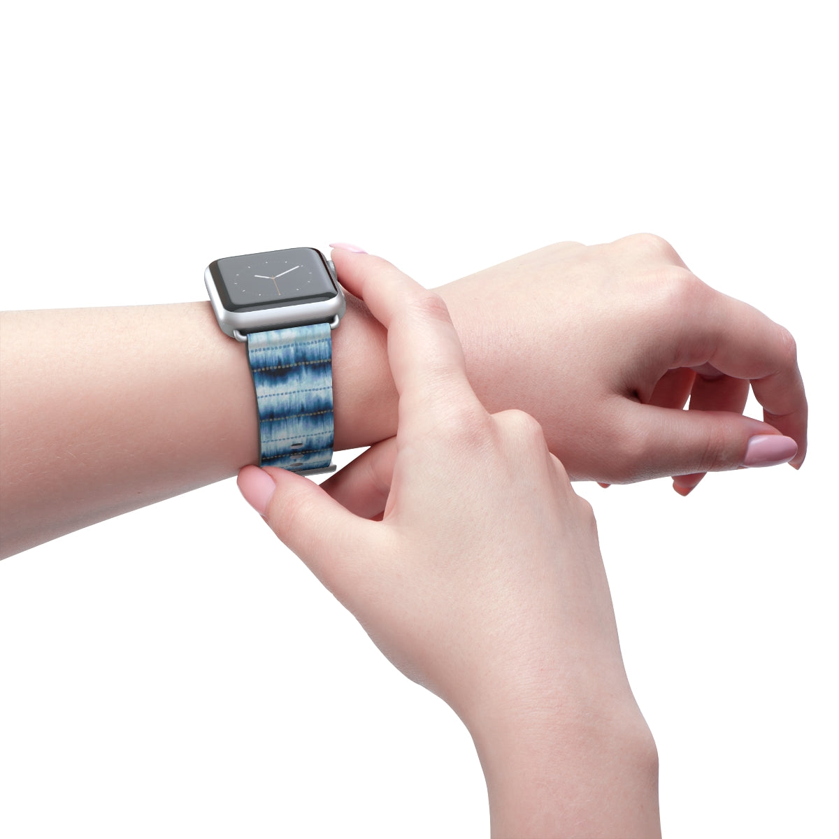 Shibori Print Apple Watch Band