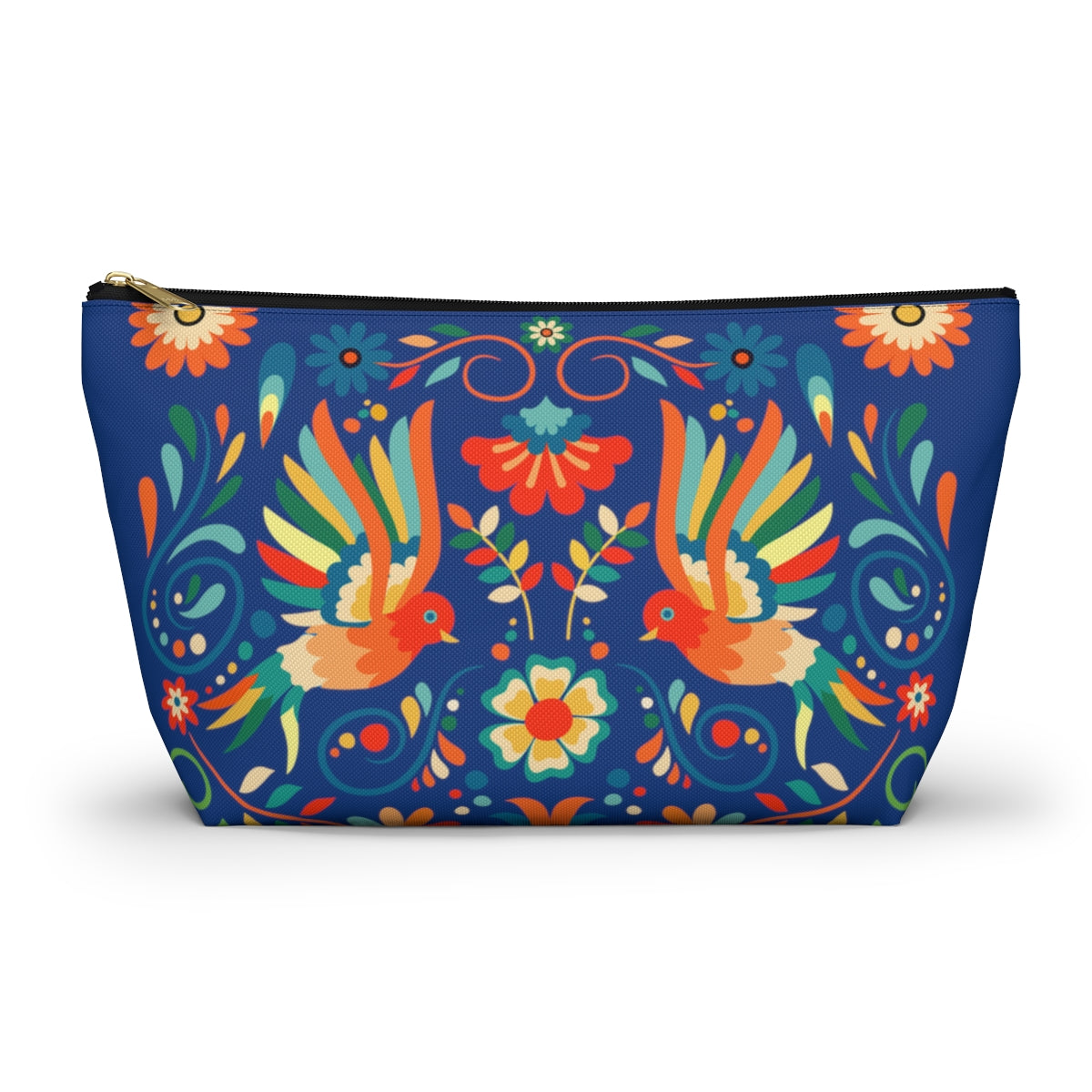 Mexican Otomi Bird Print Pouch - The Global Wanderer