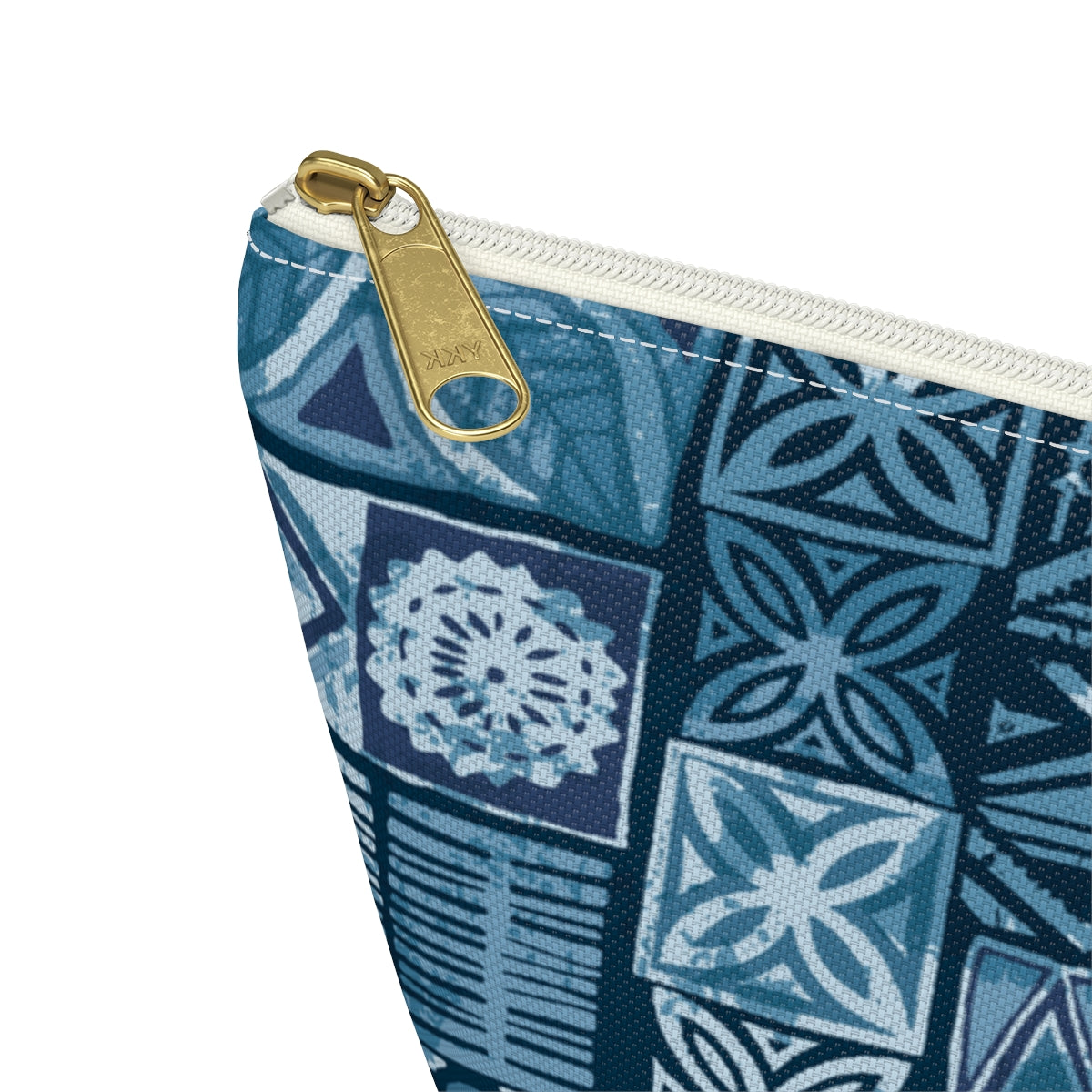 Hawaiian Tapa Cloth Print Accessory Pouch