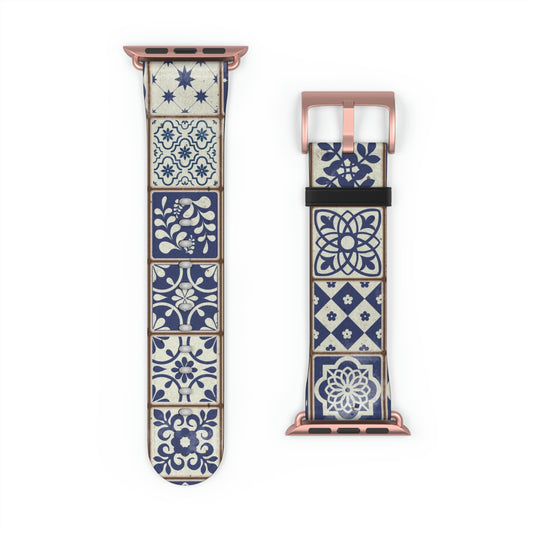 Portuguese Tile Watch Band - The Global Wanderer