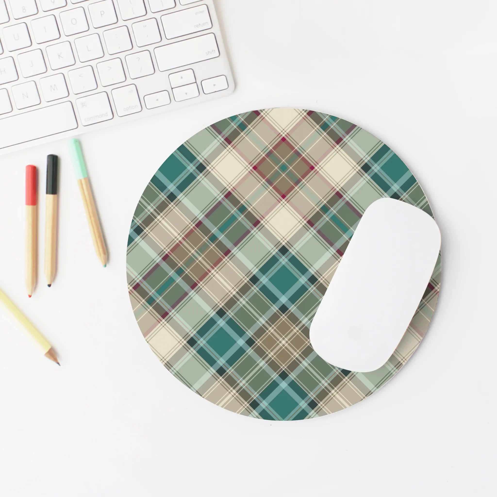 Scottish Plaid Print Mouse Pad - The Global Wanderer