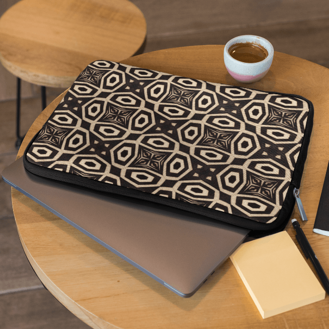 African Terra Print Laptop Case - The Global Wanderer