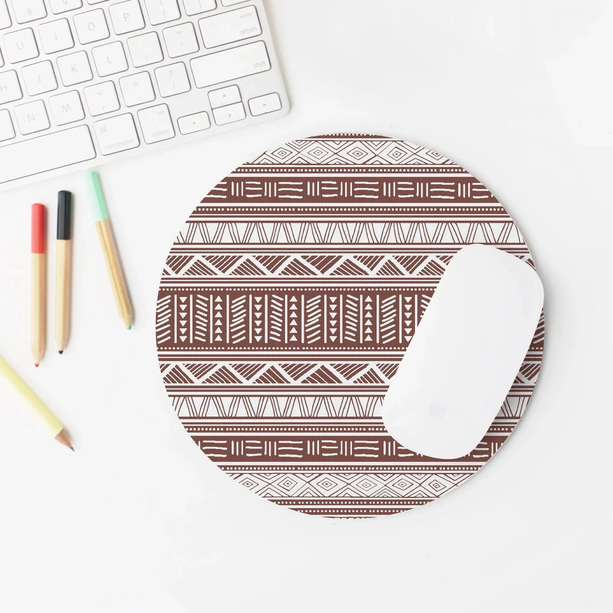 African Tribal Print Mouse Pad - The Global Wanderer