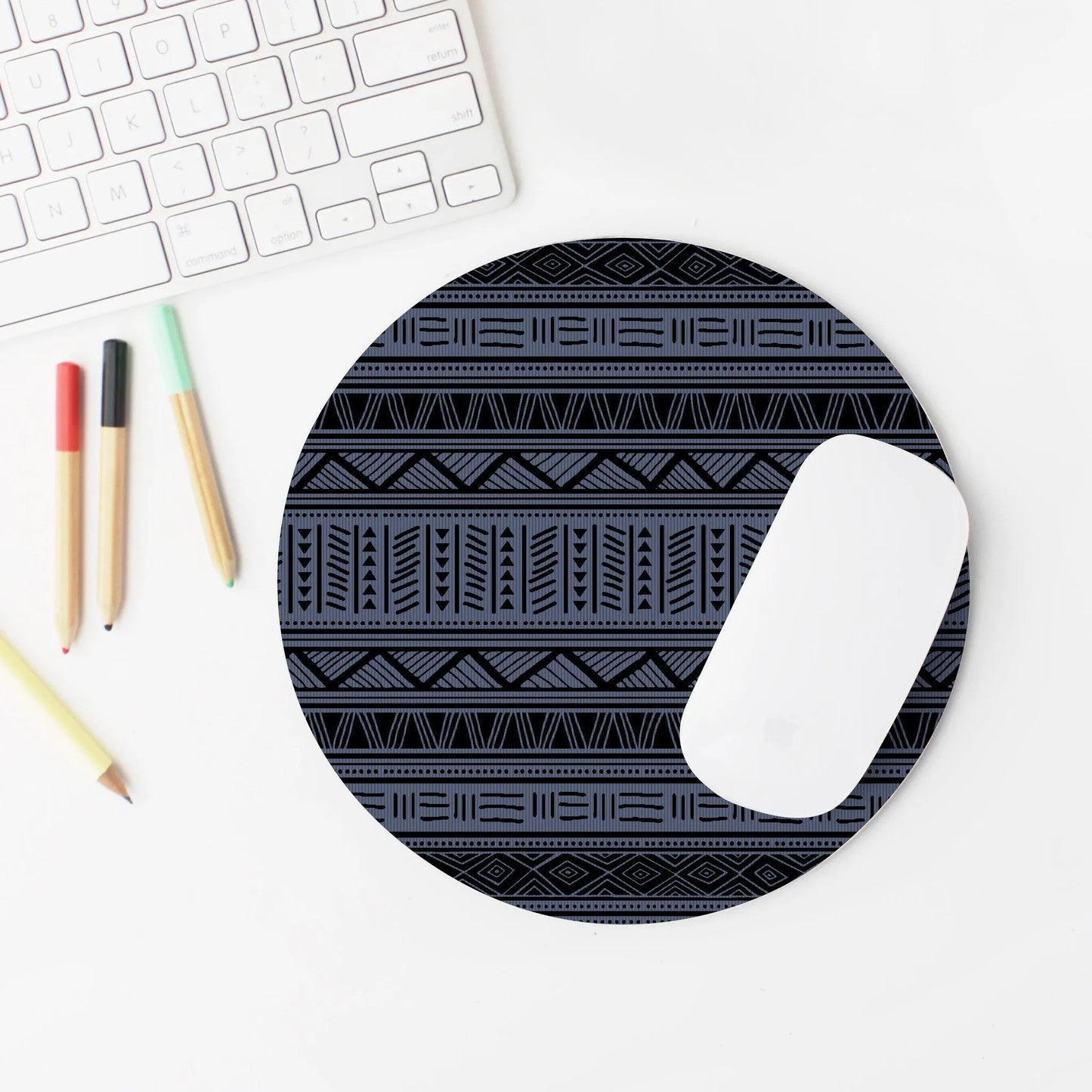 African Tribal Print Mouse Pad - The Global Wanderer