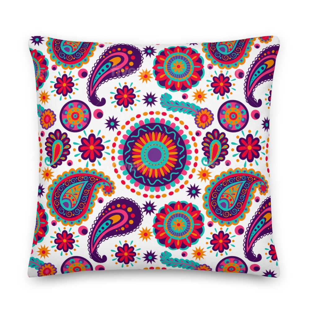 Indian Paisley Pillow & Pillow Cover - The Global Wanderer