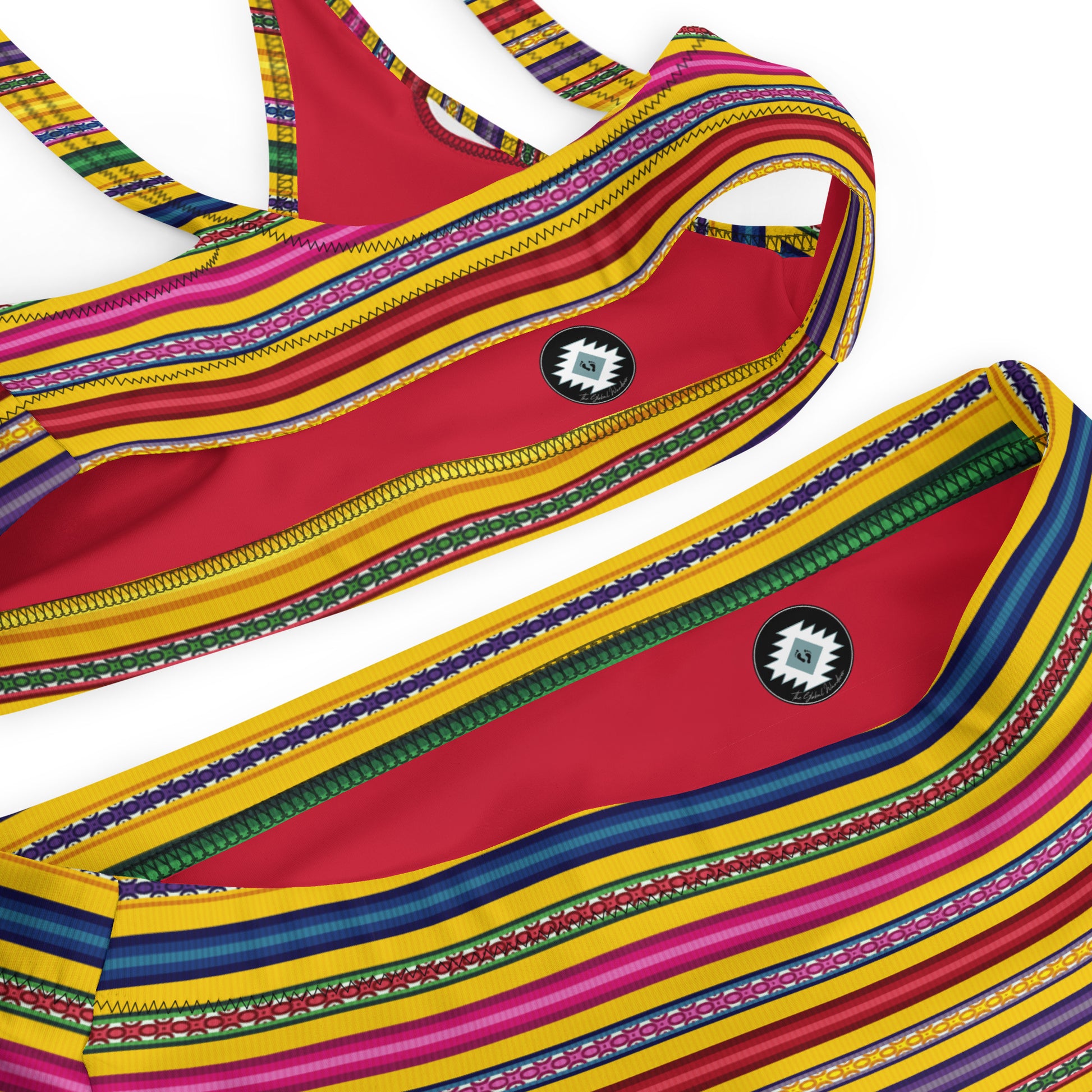 Peruvian Recycled high-waisted bikini