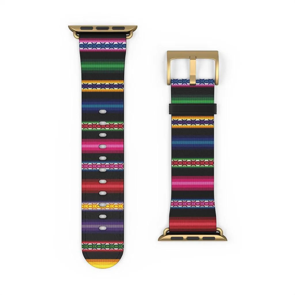 Black Peruvian Watch Band - The Global Wanderer