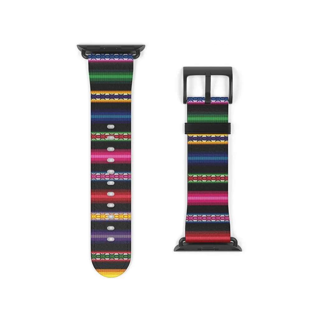 Black Peruvian Watch Band - The Global Wanderer