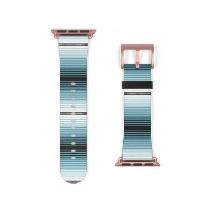 Blue Mexican Serape Watch Band - The Global Wanderer