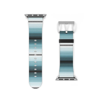 Blue Mexican Serape Watch Band - The Global Wanderer