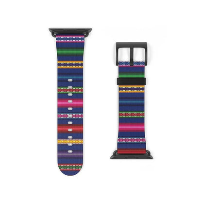 Blue Peruvian Watch Band - The Global Wanderer