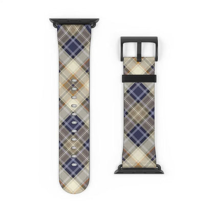 Blue Scottish Plaid Watch Band - The Global Wanderer