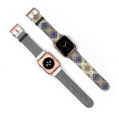 Blue Scottish Plaid Watch Band - The Global Wanderer