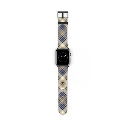 Blue Scottish Plaid Watch Band - The Global Wanderer