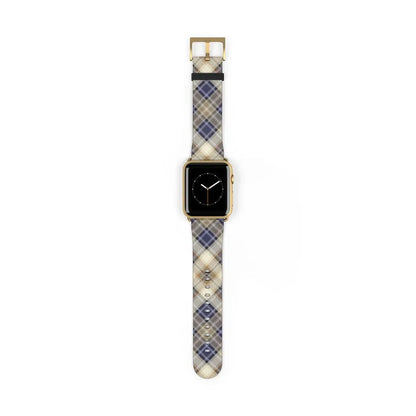 Blue Scottish Plaid Watch Band - The Global Wanderer