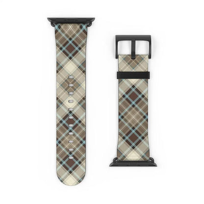 Brown Scottish Plaid Watch Band - The Global Wanderer