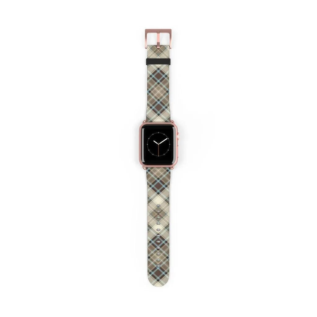 Brown Scottish Plaid Watch Band - The Global Wanderer